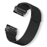 SeNool QuickFit 26mm Strap for Garmin Enduro 3/Fenix 8 51mm/Epix 2 Pro 51mm, Adjustable Metal Stainless Steel Replacement Watch Bands for Garmin Fenix 7X Pro Solar/Fenix 7X/Fenix 5X GPS - Black